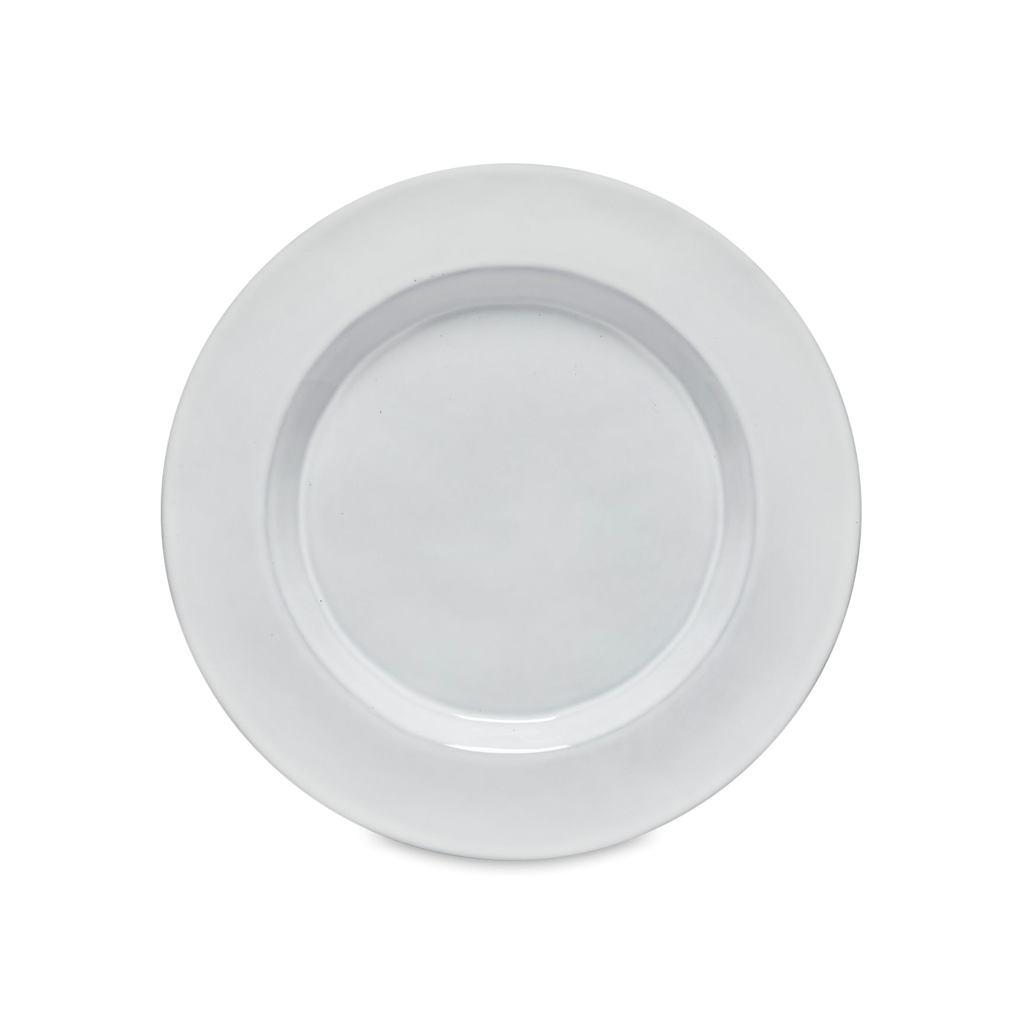 Тарелка обеденная белая 26 см